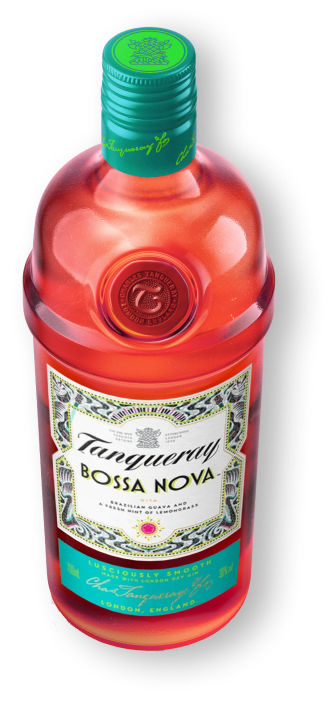 A bottle of Tanqueray Bossa Nova.