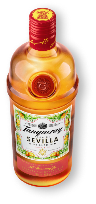 A bottle of Tanqueray Flor de Sevilla.