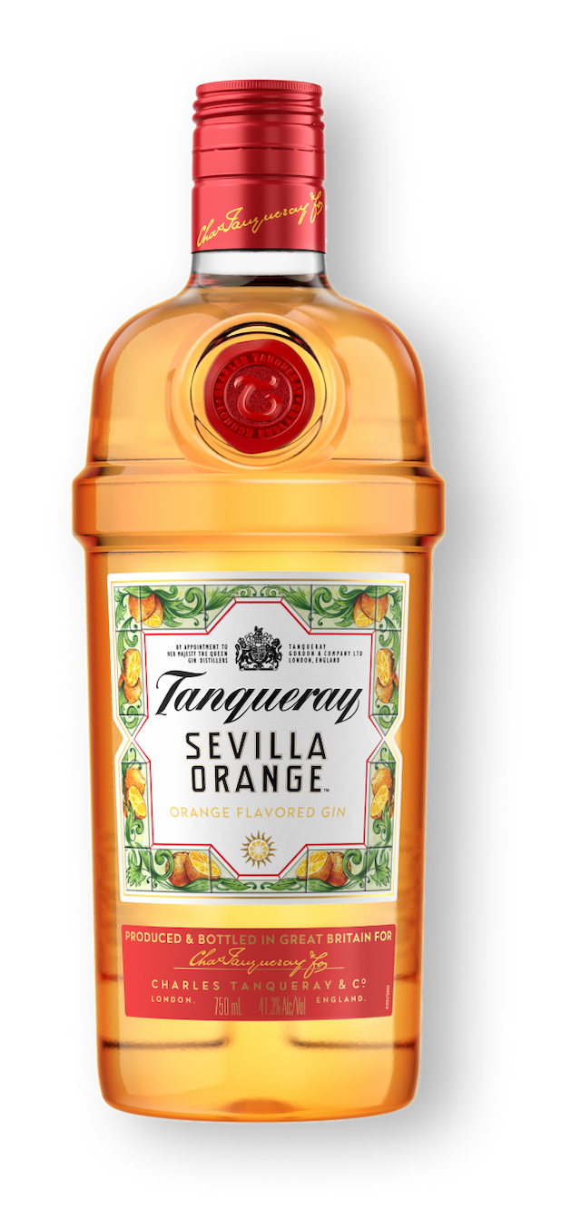 A bottle of Tanqueray Flor de Sevilla.