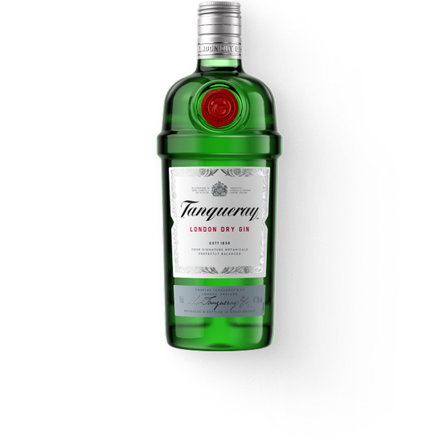 Bottle of Tanqueray London Dry Gin