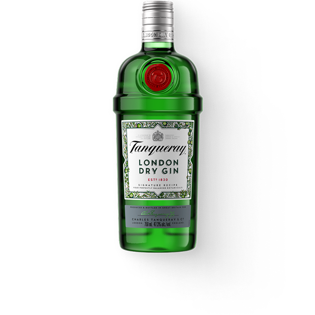 Bottle of Tanqueray London Dry Gin